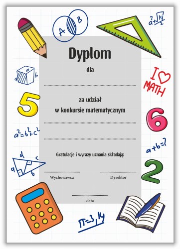 Dyplom Za Udzia W Konkursie Matematycznym Przypinka pl dyplom-za-udzia-w-konkursie-matematycznym-przypinka-pl
