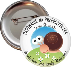 g3664 Pasowanie na Przedszkolaka - Grupa Ślimaczki - przypinka 56mm.jpg