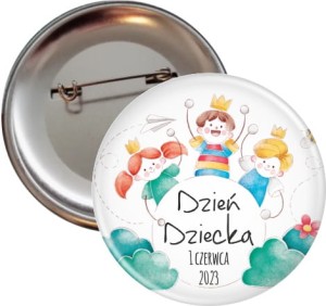Dzień Dziecka przypinka 56mm