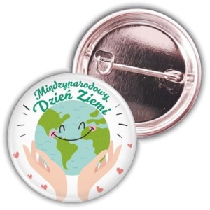 Dzień Ziemi - przypinka 37mm
