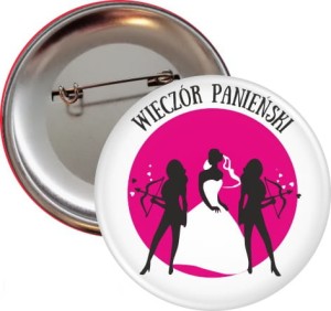 Amorki - Przypinki na  Wieczór Panieński - 56mm