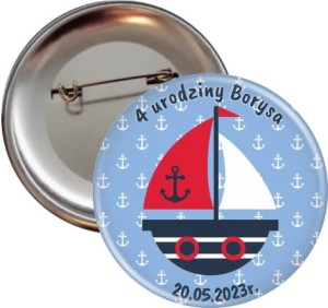 Przypinka urodzinowa