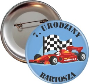 Przypinka urodzinowa