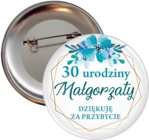 Przypinka urodzinowa