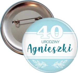 Przypinka urodzinowa