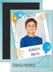 Magnes urodzinowy prostokątny