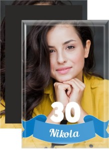 Magnes urodzinowy prostokątny