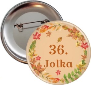 Autumn Birthday - przypinka 56mm