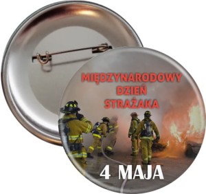Święto Straży Pożarnej - przypinka 56mm