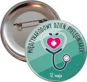 Dzień Pielęgniarek przypinka 56mm
