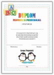 Dyplom pasowania na przedszkolaka - grupa pingwinki