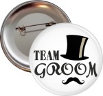 Team Groom - Przypinka na Wieczór Kawalerski - 56mm