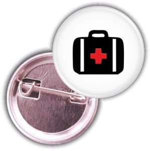 Apteczka - przypinka harcerska 25mm  