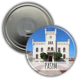 Magnes okrągły 56mm | Pasym | Ratusz miejski
