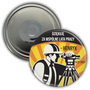 Emerytura Geodety- magnes 56mm 