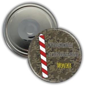  Podziękowanie za wieloletnią służbę wojskową - magnes 56mm