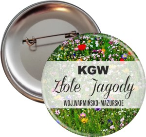 Wiejska Łąka - Koło Gospodyń Wiejskich - przypinka 56mm 