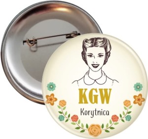 Koło Gospodyń Wiejskich - Pani Domu - przypinka 56mm
