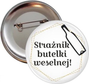 g3277 Strażnik butelki Simple White - przypinka weselna 56mm.jpg