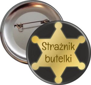 g3280 Strażnik butelki Gwiazda Szeryfa - przypinka 56mm.jpg