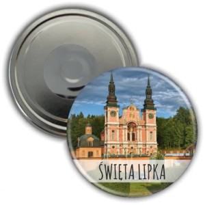 Magnes okrągły 56mm | Święta Lipka | Sanktuarium Maryjne
