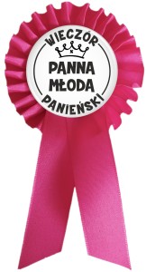 g2421 Panna Młoda - Różowy Kotylion na Wieczór Panieński.jpg