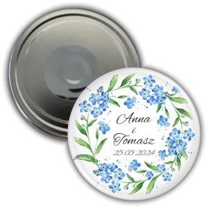 Niezapomniane wesele - magnes 56mm