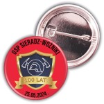 100-lecie OSP - przypinka 37mm