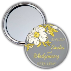 Mixed Grey - lusterko weselne 56mm 