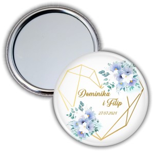 g3297l Błękitne serce - lusterko weselne 56mm.jpg