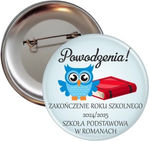 g7703 Zakończenie roku szkoła podstawowa przypinka 56mm.jpg