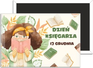 g2919 Dzień Księgarza - 13 grudnia - magnes prostokątny 78x53mm.jpg