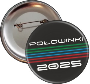 Połowinki Future - przypinka 56mm