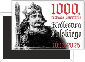 g3019 1000. rocznica powstania Królestwa Polskiego - magnes 53x78mm.jpg