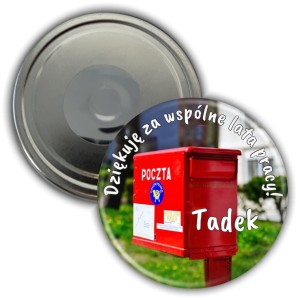g7168 Listonosz idzie na emeryturę- podziękowanie współpracownikom - magnes 56mm.jpg