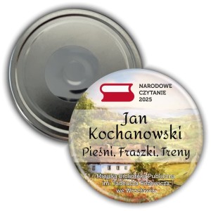 g10820 Narodowe Czytanie 2025 - Jan Kochanowski - magnes 56mm.jpg
