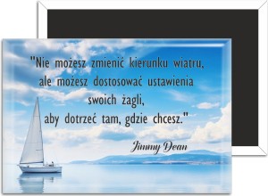 g10726 Nie możesz zmienić kierunku wiatru... pamiątkowy magnes z cytatem 78x53mm.jpg