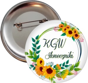 g8538 Koło Gospodyń Wiejskich - słoneczniki - przypinka 56mm.jpg