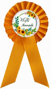 g8539 Koło Gospodyń Wiejskich - pomarańczowy kotylion z przypinką 56mm.jpg