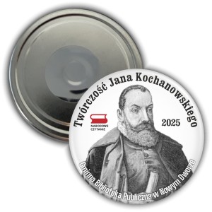 g10829 Narodowe Czytanie 2025 - Twórczość Jana Kochanowskiego -  magnes 56mm.jpg