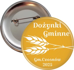 Dary wsi - przypinka na Dożynki - 56mm
