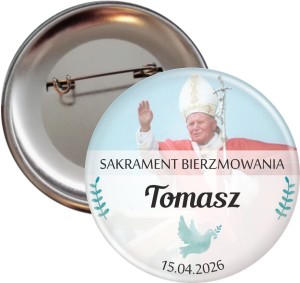 g5811 Bierzmowanie Jan Paweł II przypinka 56mm.jpg