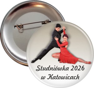Studniówka w rytmie latino - Przypinka 56mm 
