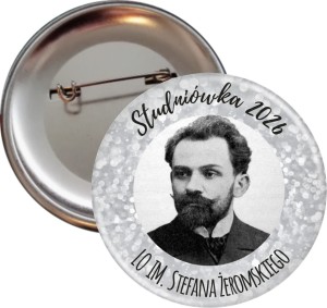 Studniówka w LO im. Stefana Żeromskiego - Przypinka 56mm 