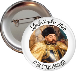Studniówka w LO im. Stefana Batorego - Przypinka 56mm 