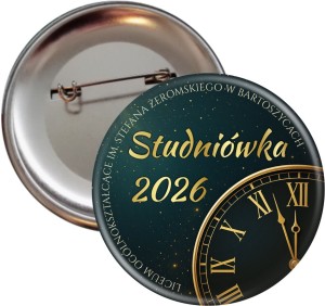Ostatnie Odliczanie – przypinka 56mm -Studniówka