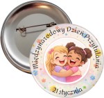 Międzynarodowy Dzień Przytulania - przypinka 56mm