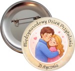 Międzynarodowy Dzień Przytulania - przypinka 56mm