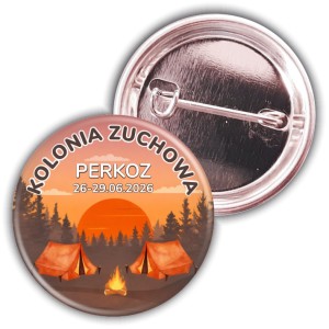 Kolonia Zuchowa - przypinka 37mm