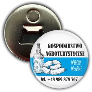 Wyroby własne - magnes z otwieraczem 56mm | Agroturystyka